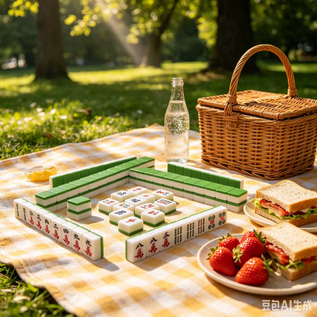 classic oriental board game mahjong