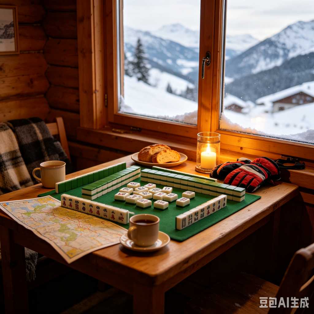 traditional oriental mahjong tiles