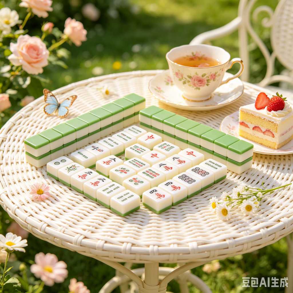 black crystal mahjong tiles
