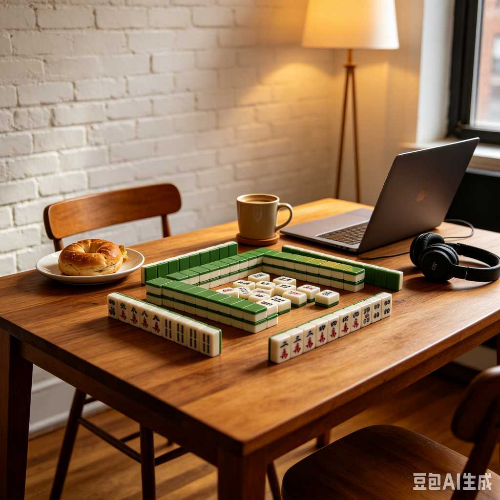 green transparent mahjong tiles
